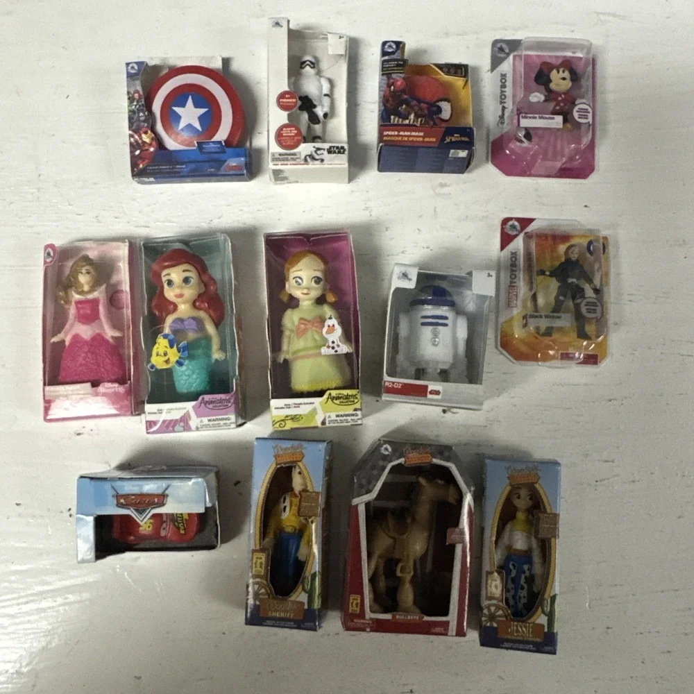ZURU MINI BRANDS DISNEY LOT of 13 No Repeat Ultra Rare Toy Story Star‎ Wars +